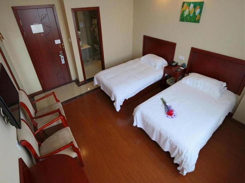 Greentree Inn Shanghai Pudong Airport Huaxia East Road Railway Station Shell Hotel Eksteriør bilde