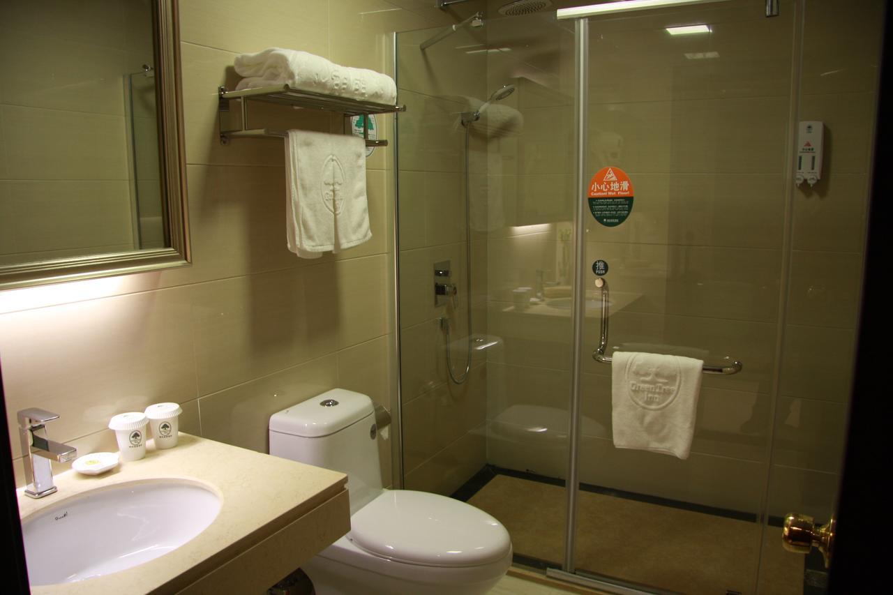 Greentree Inn Shanghai Pudong Airport Huaxia East Road Railway Station Shell Hotel Eksteriør bilde